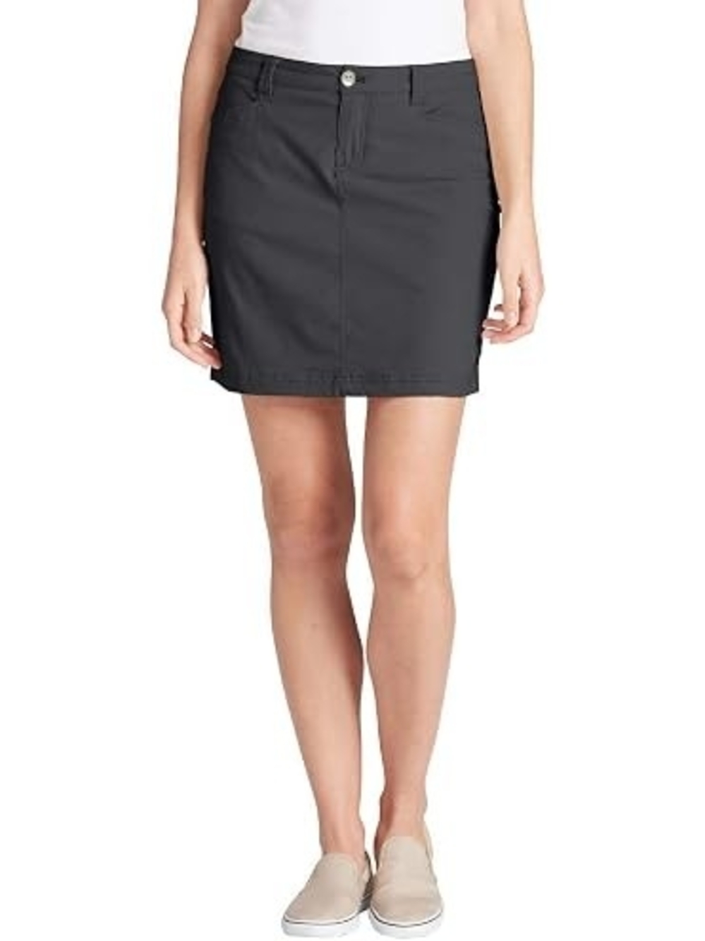 Eddie Bauer Charcoal Black Mini Skirt